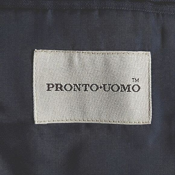 Pronto-Uomo navy pinstripe sport coat - Picture 4 of 10